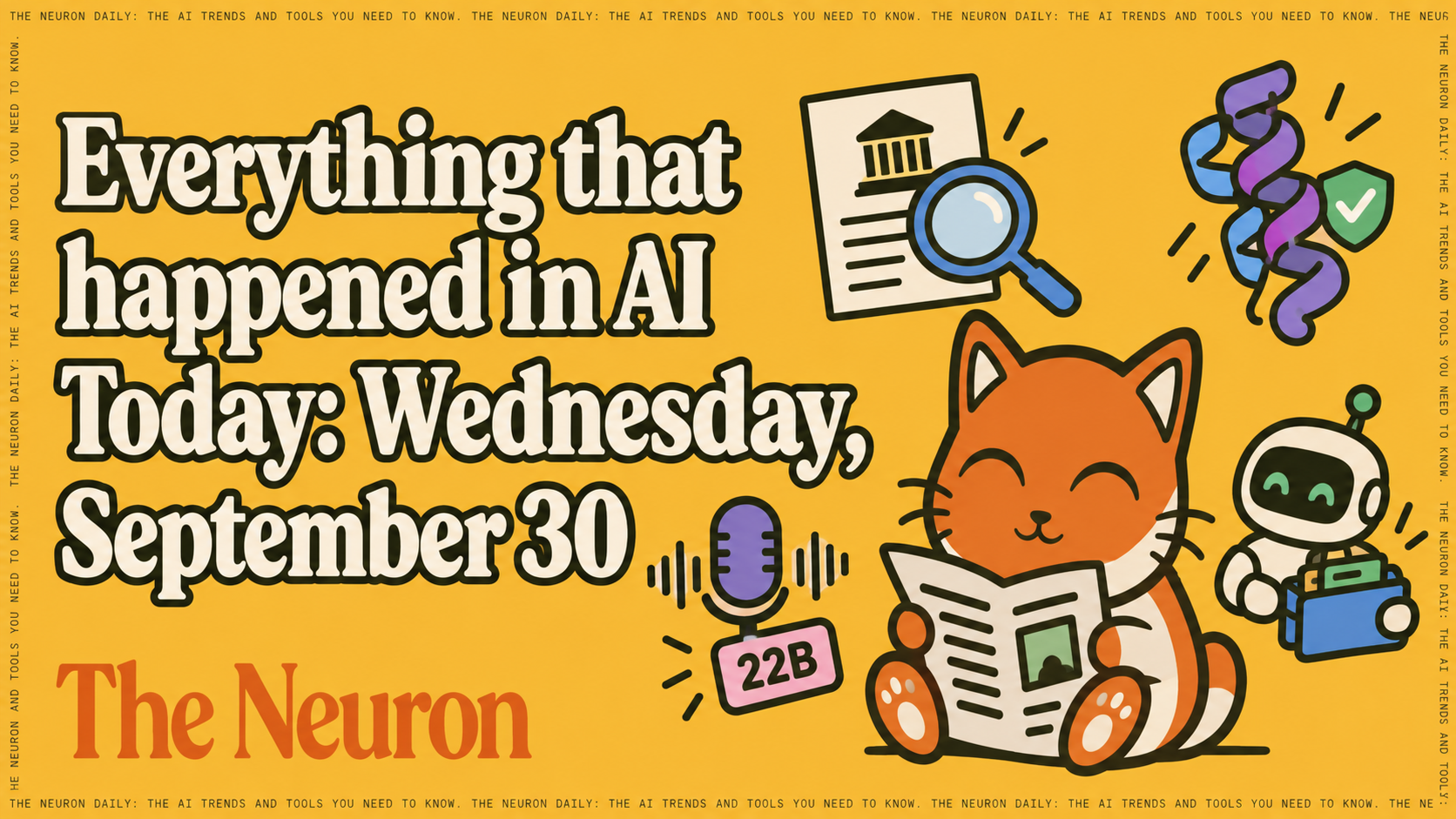 Everything that happened in AI today Wednesday September 30 2026